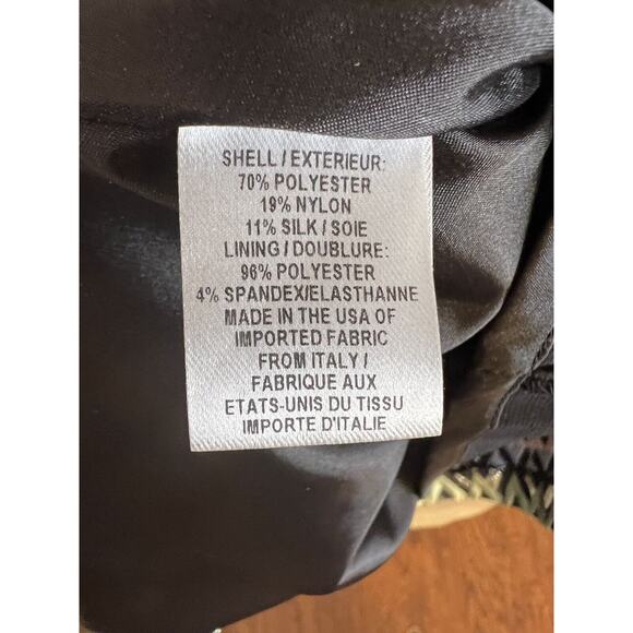 Milly NY Sleeveless Brocade Metallic Pastel Multi-Color Dress Size 4 - Picture 7 of 10